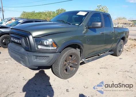 2021 Ram 1500 Classic Warlock 4X2 6'4 Box из США, поврежденный, VIN 1C6RR6GG5MS521221
